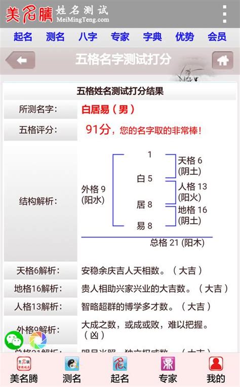 测名字|姓名测试打分免费版